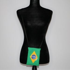 Brazilian Flag Crossbody Pouch